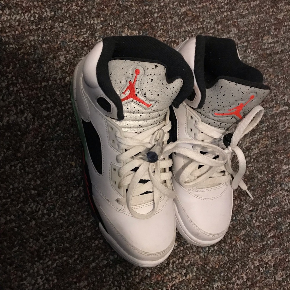 Jordan 5 retro poison green gs 6